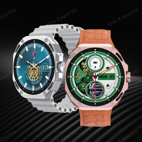 Σετ Smartwatch με 7 λουράκια - V18 Pro Max - 814116 - Black