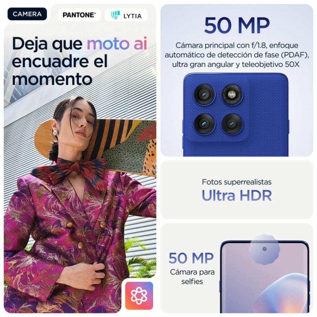 Smartphone Motorola edge 60 pro 12 GB RAM 512 GB 6,7" 6,67" Μπλε