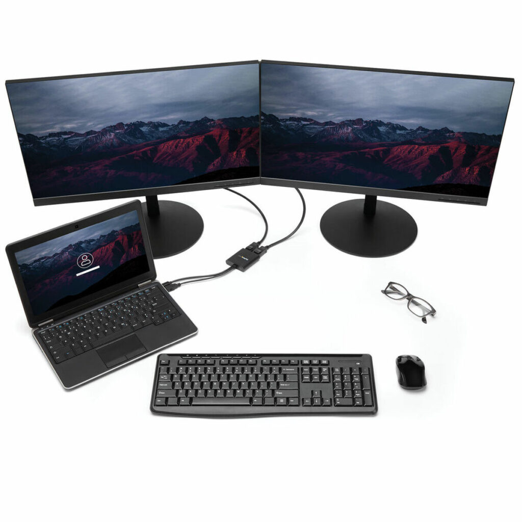 Splitter DisplayPort Startech MSTMDP122DP Μαύρο 4K Ultra HD