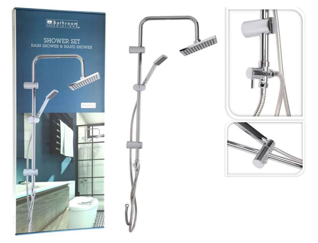 Στήλες Και Τηλέφωνα Ντους Shower Column Set Chrome Cf6000010