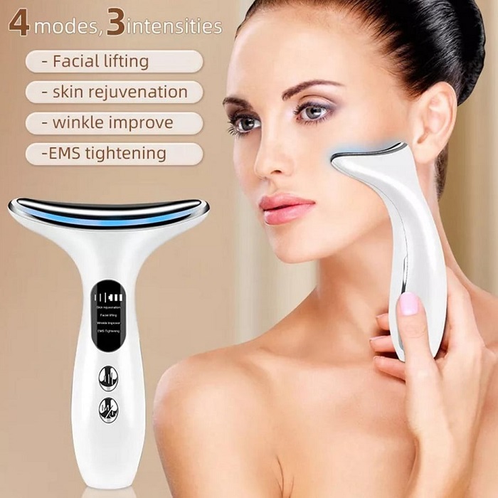 Συσκευή φωτοθεραπείας προσώπου-λαιμού - EMS Face Neck Lifting - 800712