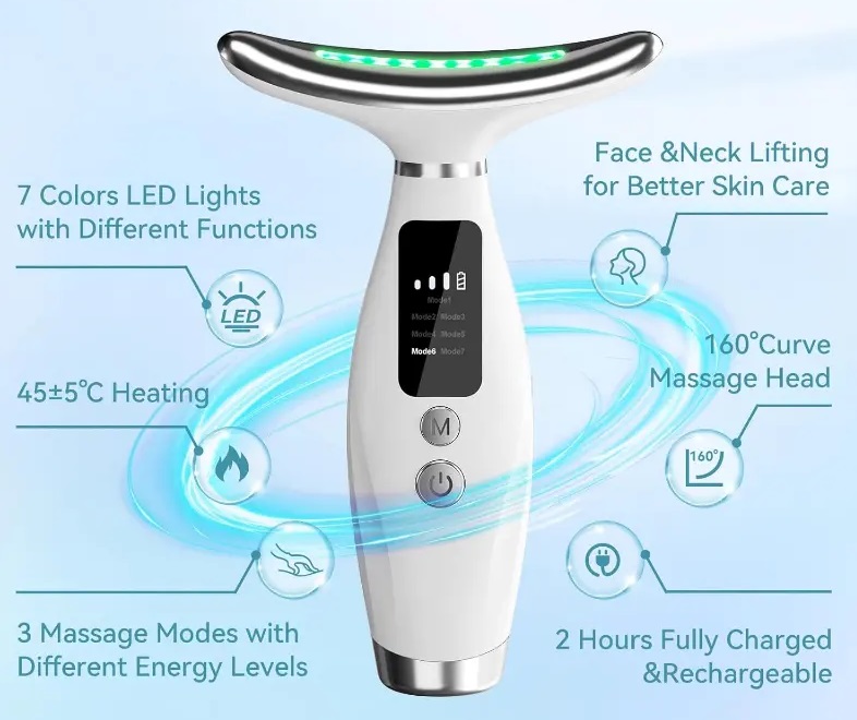Συσκευή φωτοθεραπείας προσώπου-λαιμού - EMS Face Neck Lifting - HY69 - 814321