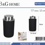 Θήκες κρεμοσάπουνου Dispenser πλαστικές - Σετ 5pcs - Black - 21775