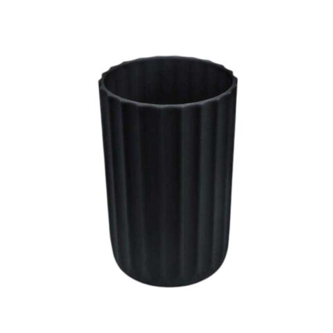 Θήκες οδοντόβουρτσας πλαστικές σε σετ 5Χ - Black - 21777