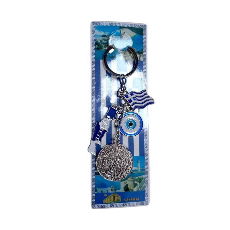 Τουριστικό μπρελόκ Souvenir - Σετ 12pcs - Crete - 127255