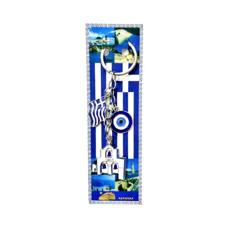 Τουριστικό μπρελόκ Souvenir - Σετ 12pcs - Greece - 127197