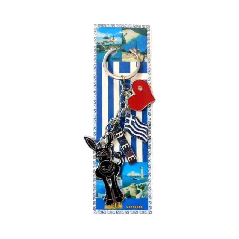 Τουριστικό μπρελόκ Souvenir - Σετ 12pcs - Greece - 127216