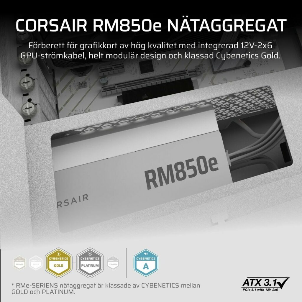 Τροφοδοσία Ρεύματος Corsair ATX 850 W 80 Plus Gold