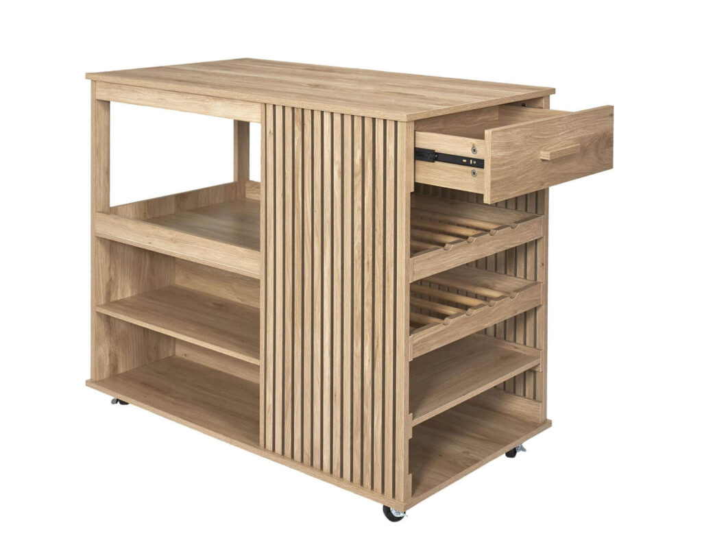 Τρόλει Κουζίνας Klaus Home Deco Factory - 105X60X90Cm