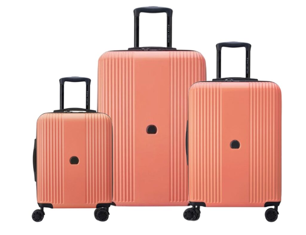 Τσάντες & Βαλίτσες Ταξιδιού Delsey Set 3 Trolley Ophelie Coral Pink