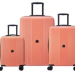 Τσάντες & Βαλίτσες Ταξιδιού Delsey Set 3 Trolley Ophelie Coral Pink
