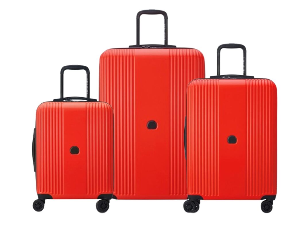 Τσάντες & Βαλίτσες Ταξιδιού Delsey Set 3 Trolley Ophelie Red