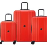 Τσάντες & Βαλίτσες Ταξιδιού Delsey Set 3 Trolley Ophelie Red