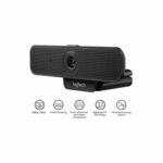 Webcam Logitech 960-001076 HD 1080p Auto-Focus Μαύρο Full HD 30 fps