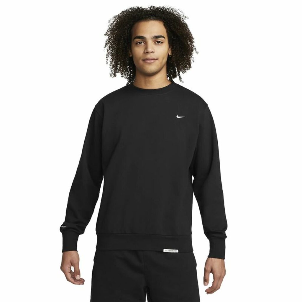 Ανδρικό Φούτερ χωρίς Κουκούλα Nike Dri-FIT Standard Issue Μαύρο XL