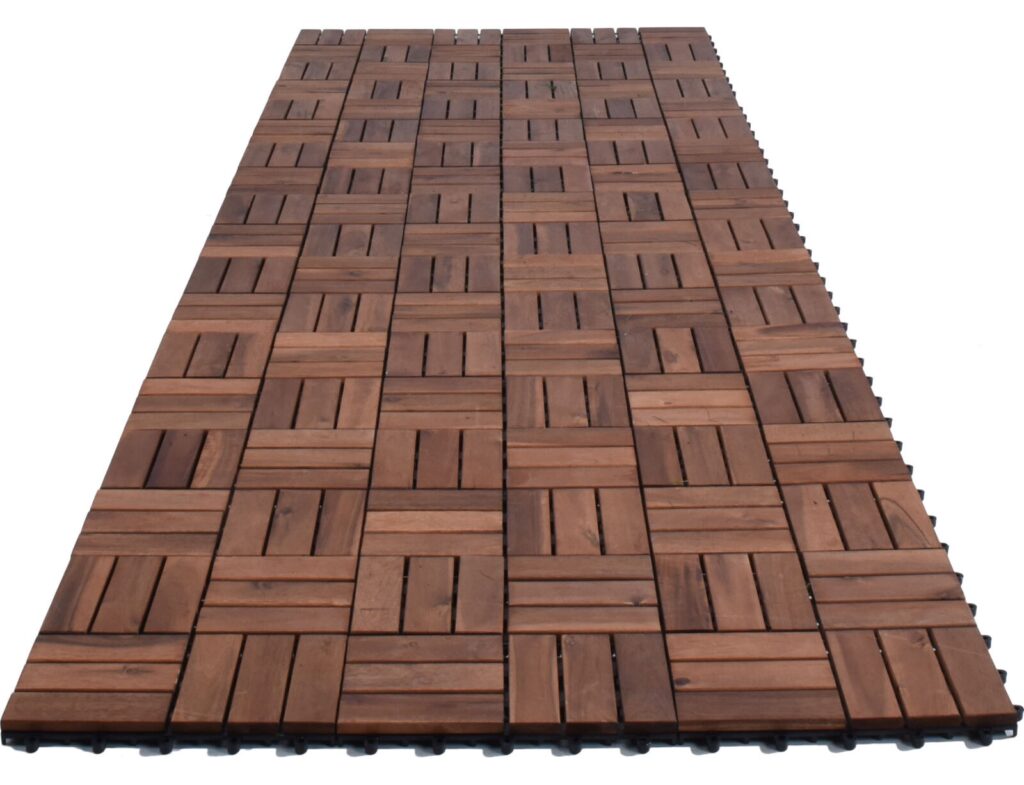 Διακόσμηση & Οργάνωση Μπαλκονιού Decking Tiles 30X30Cm Set 4Pcs