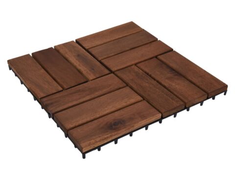 Διακόσμηση & Οργάνωση Μπαλκονιού Decking Tiles 30X30Cm Set 4Pcs