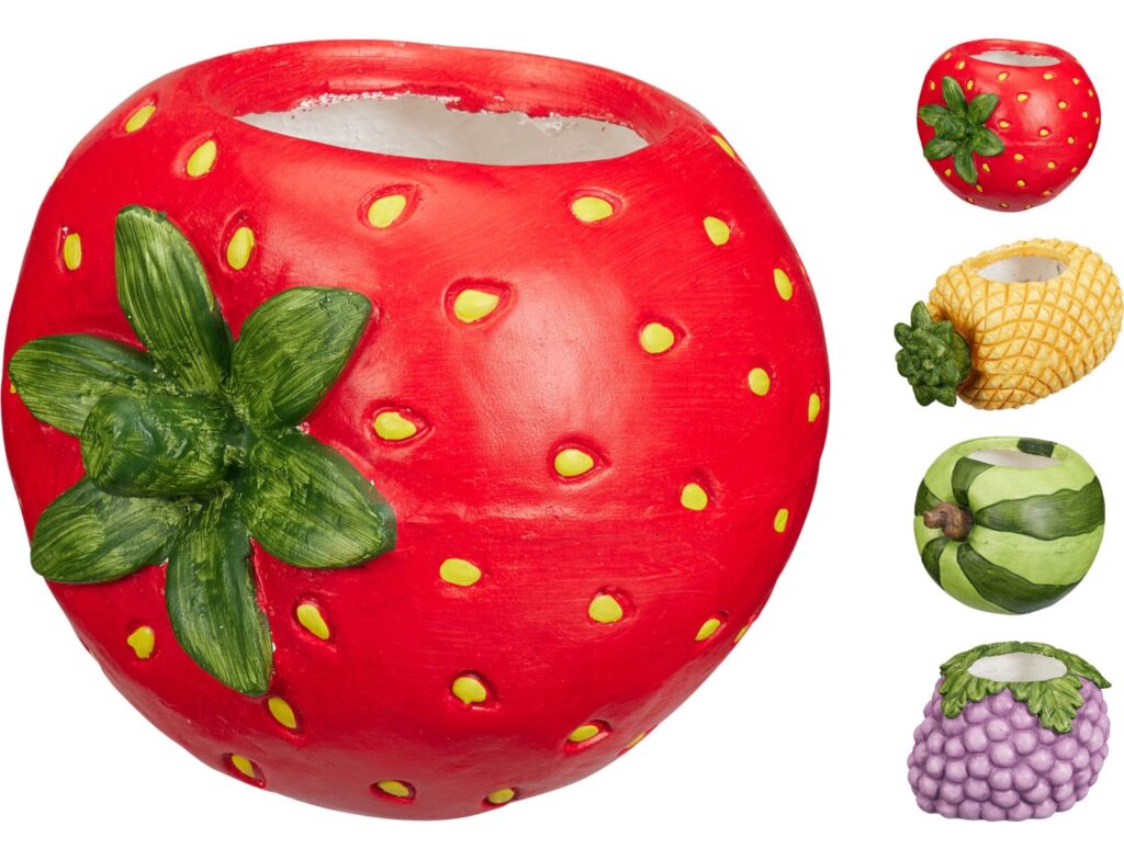 Διακόσμηση & Οργάνωση Μπαλκονιού Flowerpot Fruits Mgo 4Ass