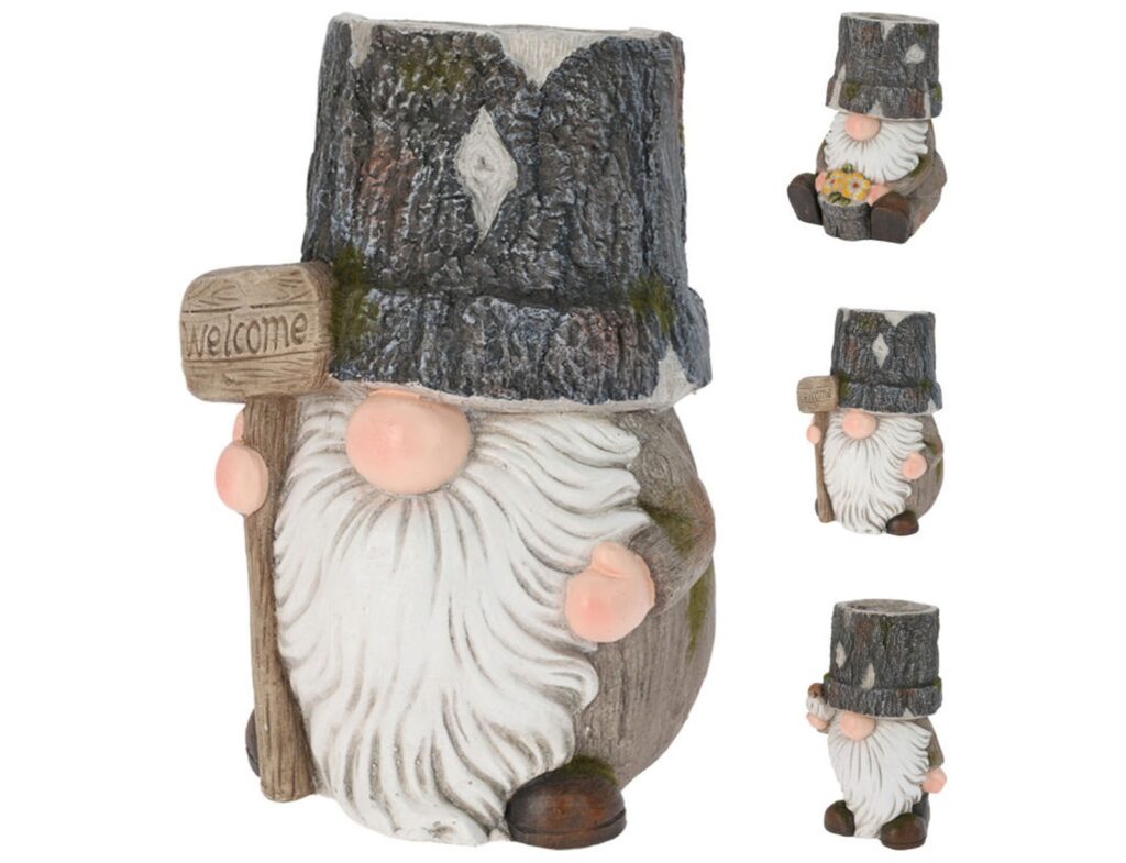 Διακόσμηση & Οργάνωση Μπαλκονιού Flowerpot Gnome, 3 Assorted