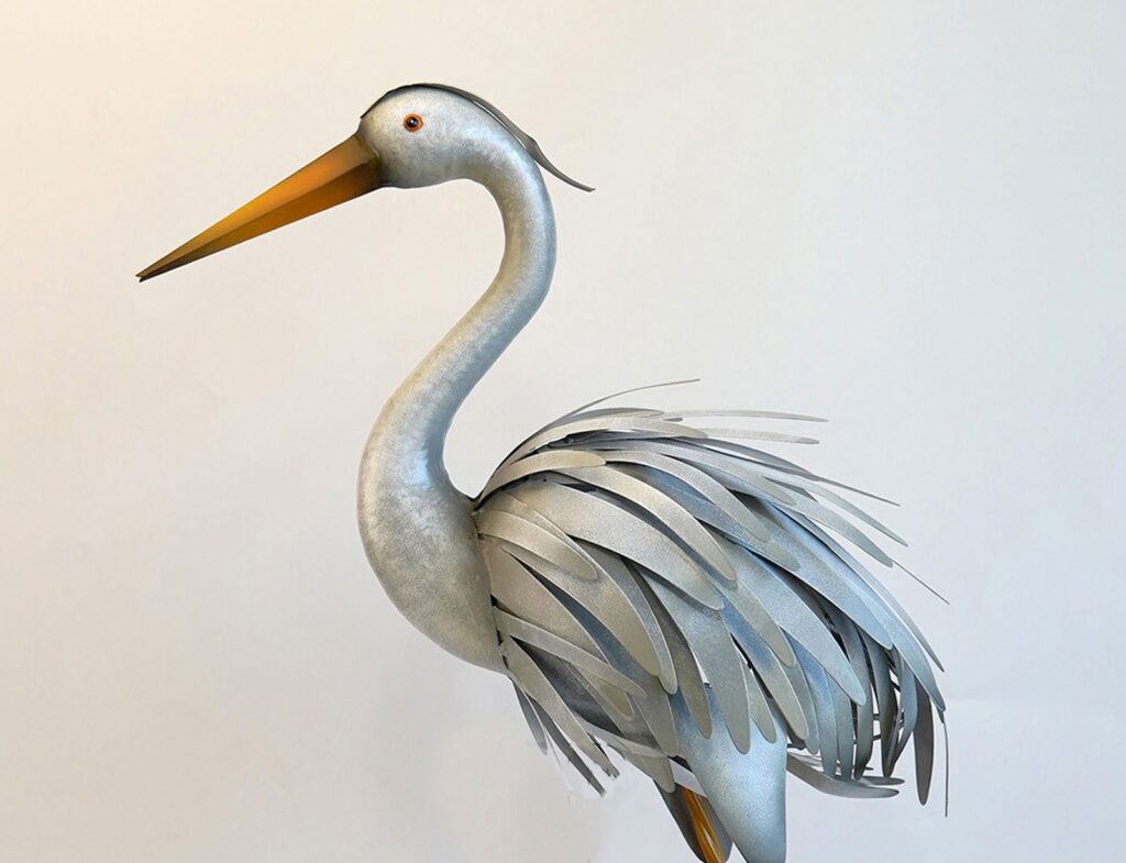 Διακόσμηση & Οργάνωση Μπαλκονιού Garden Deco Heron 79Cm