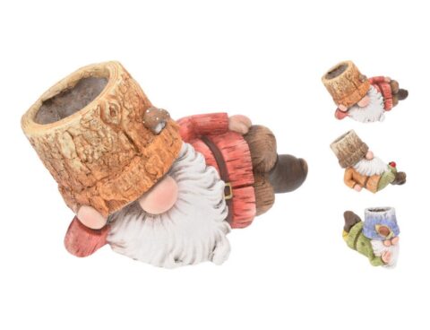 Διακόσμηση & Οργάνωση Μπαλκονιού Gnome Flowerpot 27Cm 3Ass Desi