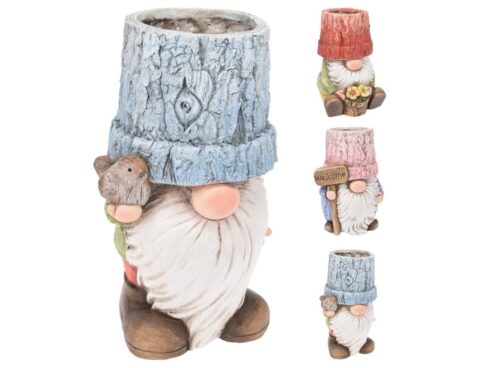 Διακόσμηση & Οργάνωση Μπαλκονιού Gnome Flowerpot 32Cm 3Ass Desi