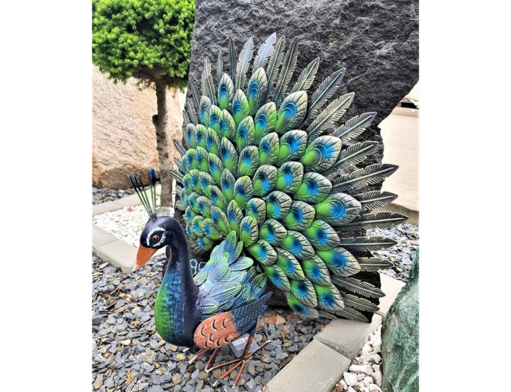 Διακόσμηση & Οργάνωση Μπαλκονιού Peacock Metal 30X65X63Cm