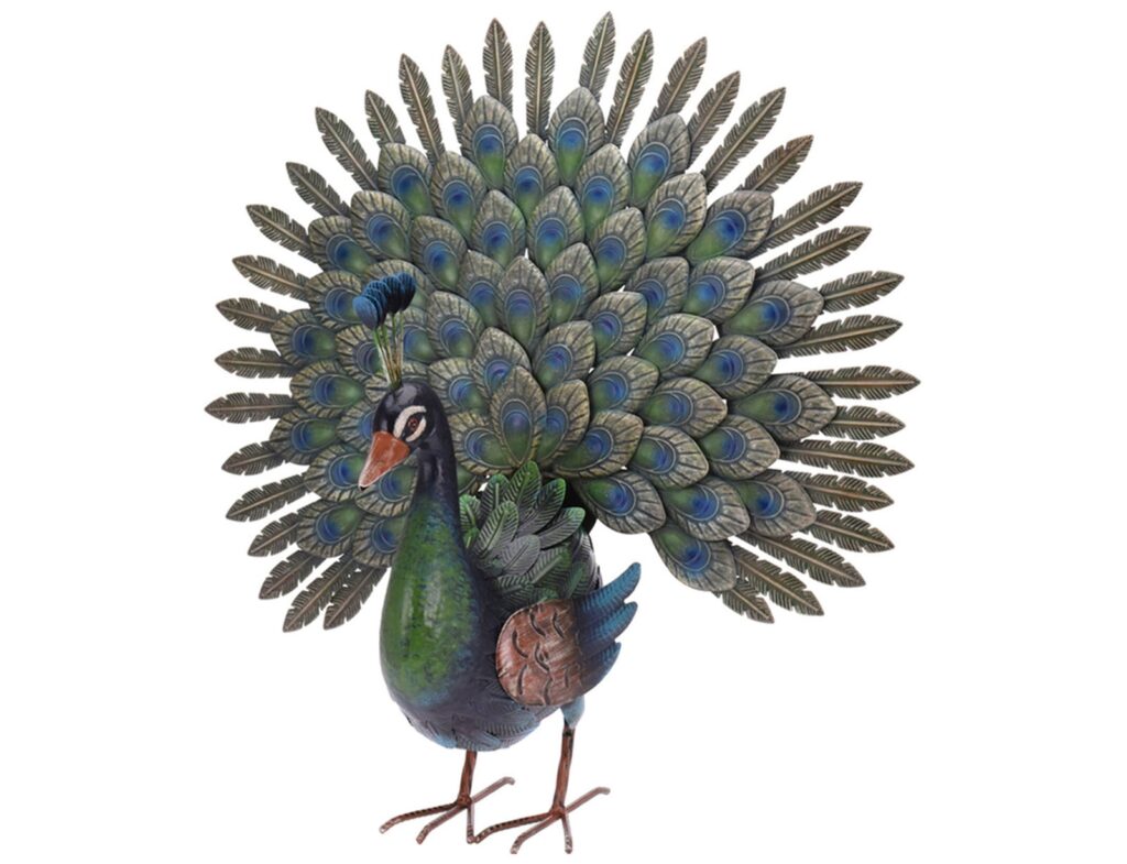 Διακόσμηση & Οργάνωση Μπαλκονιού Peacock Metal 30X65X63Cm