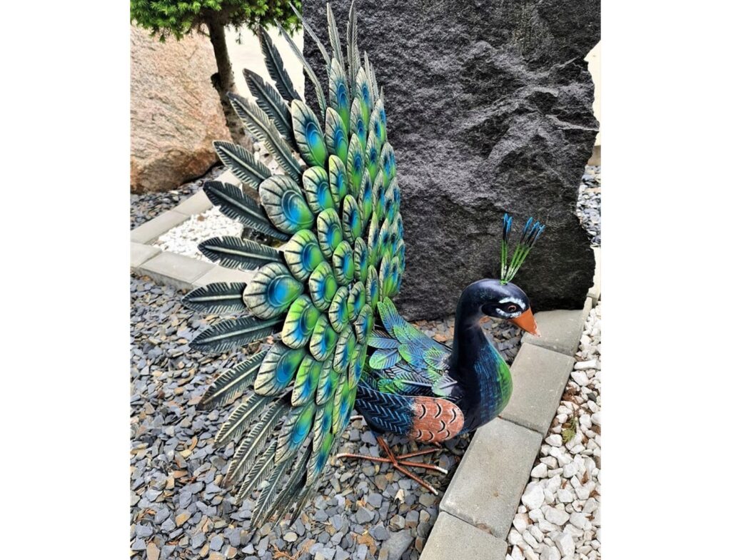 Διακόσμηση & Οργάνωση Μπαλκονιού Peacock Metal 30X65X63Cm
