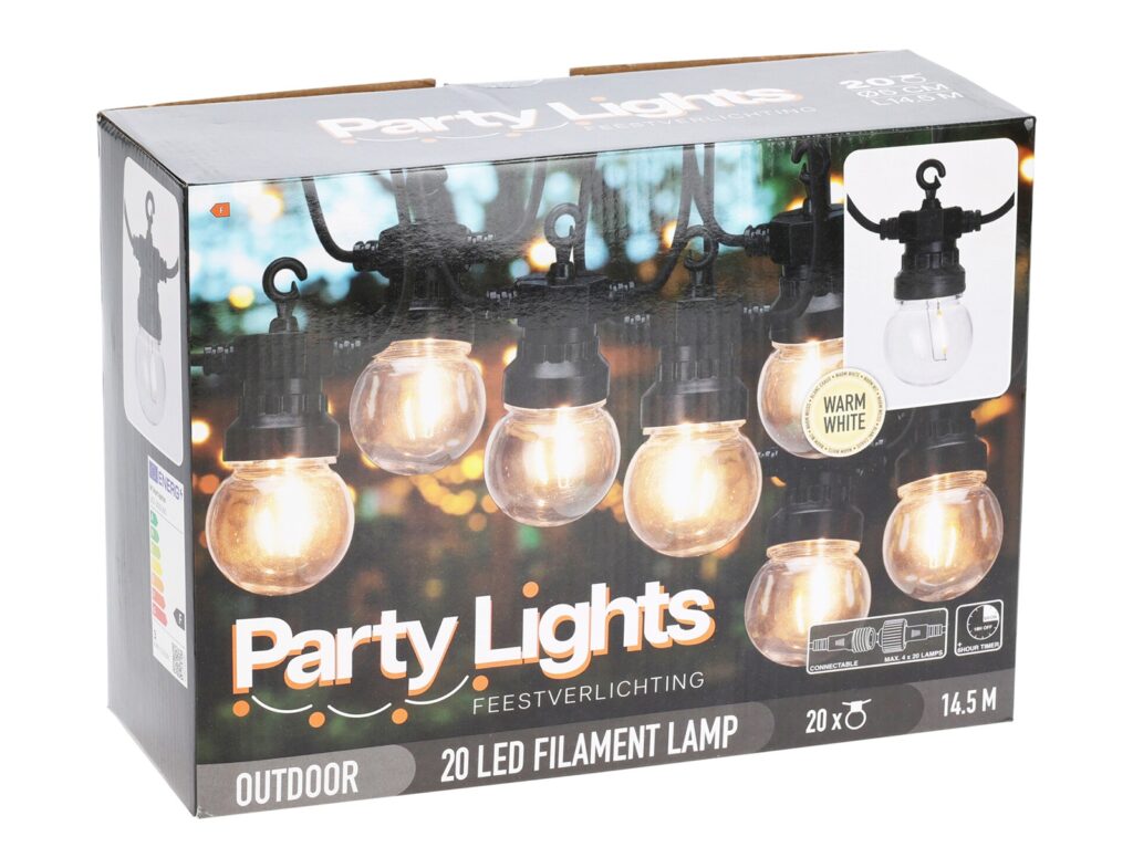 Φωτισμός Διακόσμησης - 20 Led - Warm White
