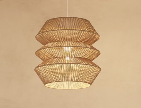 Φωτιστικά Οροφής Atmosphera Liza Nat Jute Pdnt D38