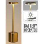 Φωτιστικό Led - Με Ύψος 34Cm - Χρυσό