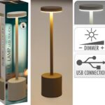 Φωτιστικό Led - Με Ύψος 34Cm - Καφέ