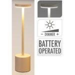 Φωτιστικό Led - Με Ύψος 34Cm - Κρεμ
