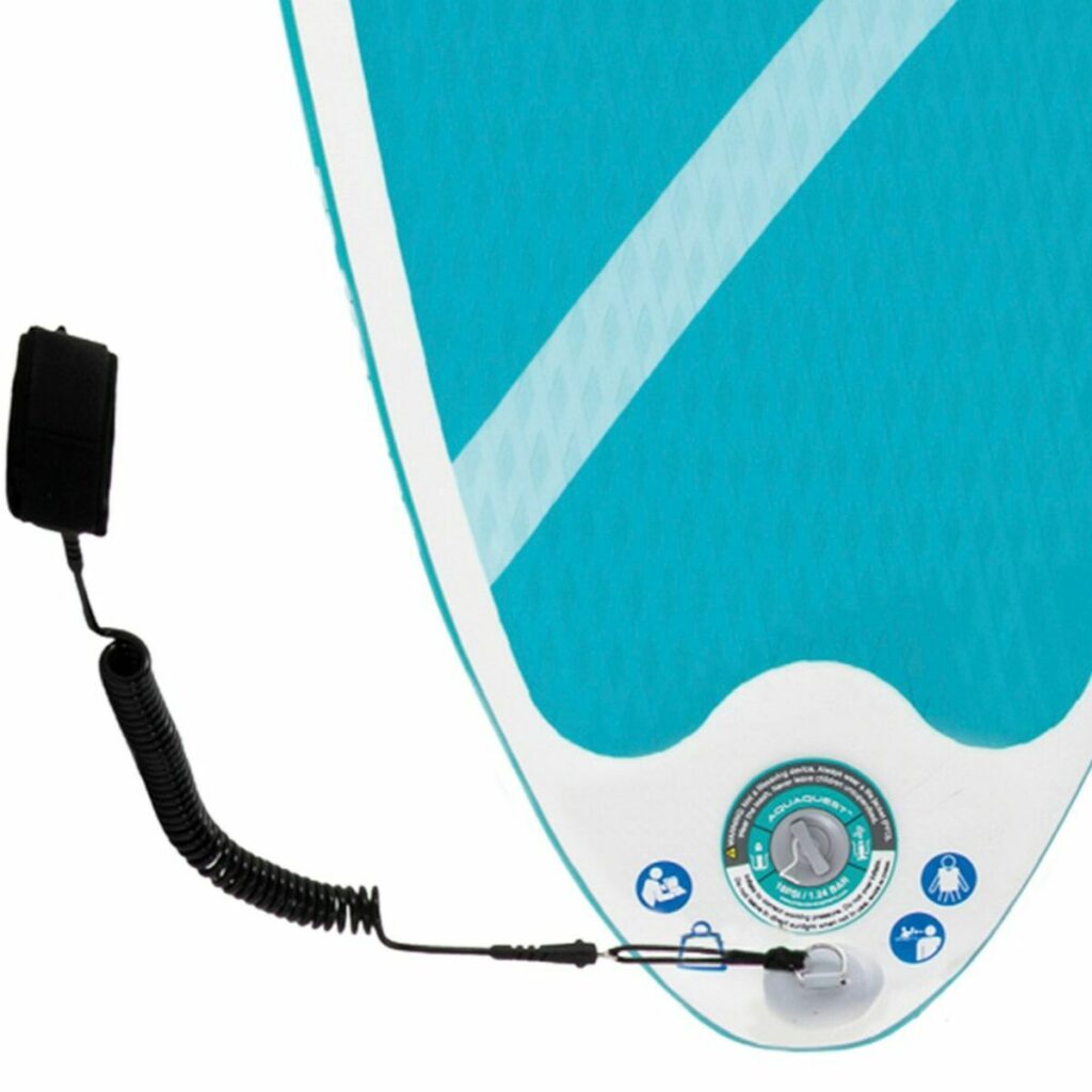Φουσκωτή Κυματοσανίδα Paddle Surf με Αξεσουάρ Intex Aqua Quest Μπλε Λευκό