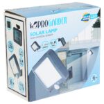 Ηλιακό Φωτιστικο Led - 15X11Cm - Μαύρο
