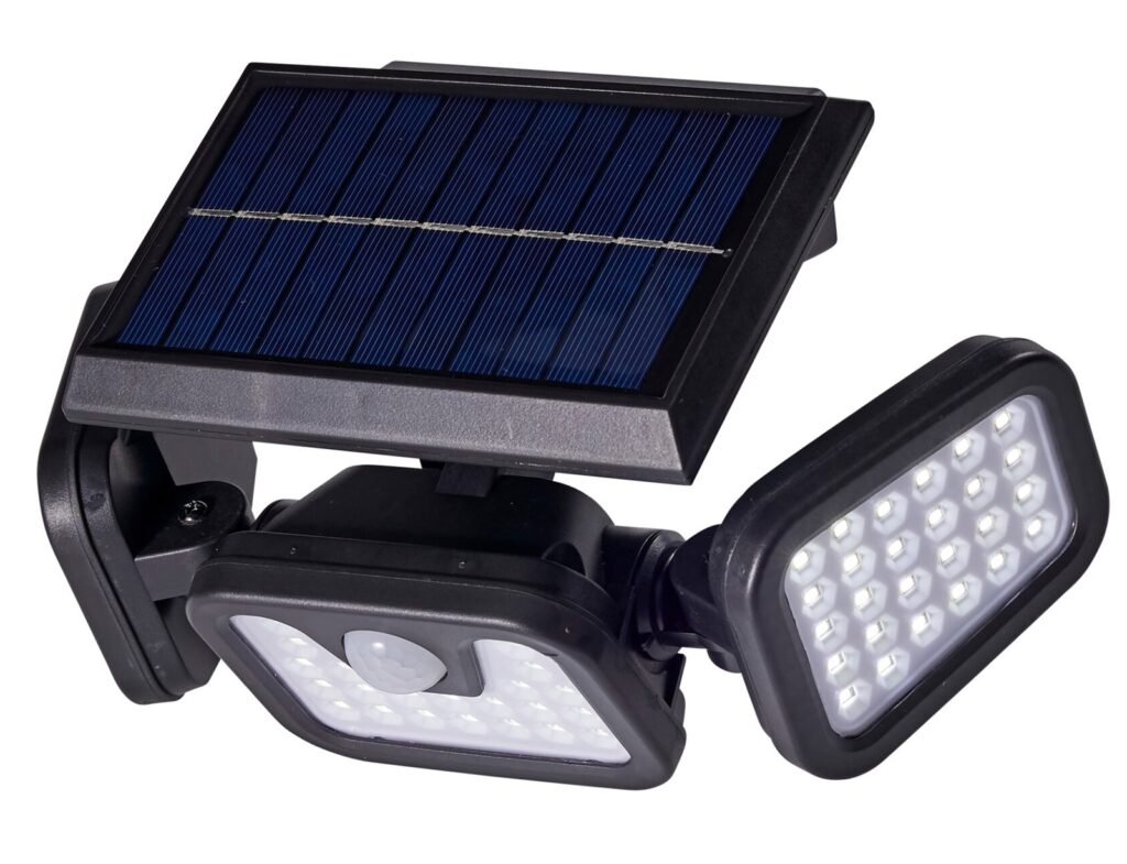 Ηλιακό Φωτιστικο Led - 28.5X7Cm - Μαύρο