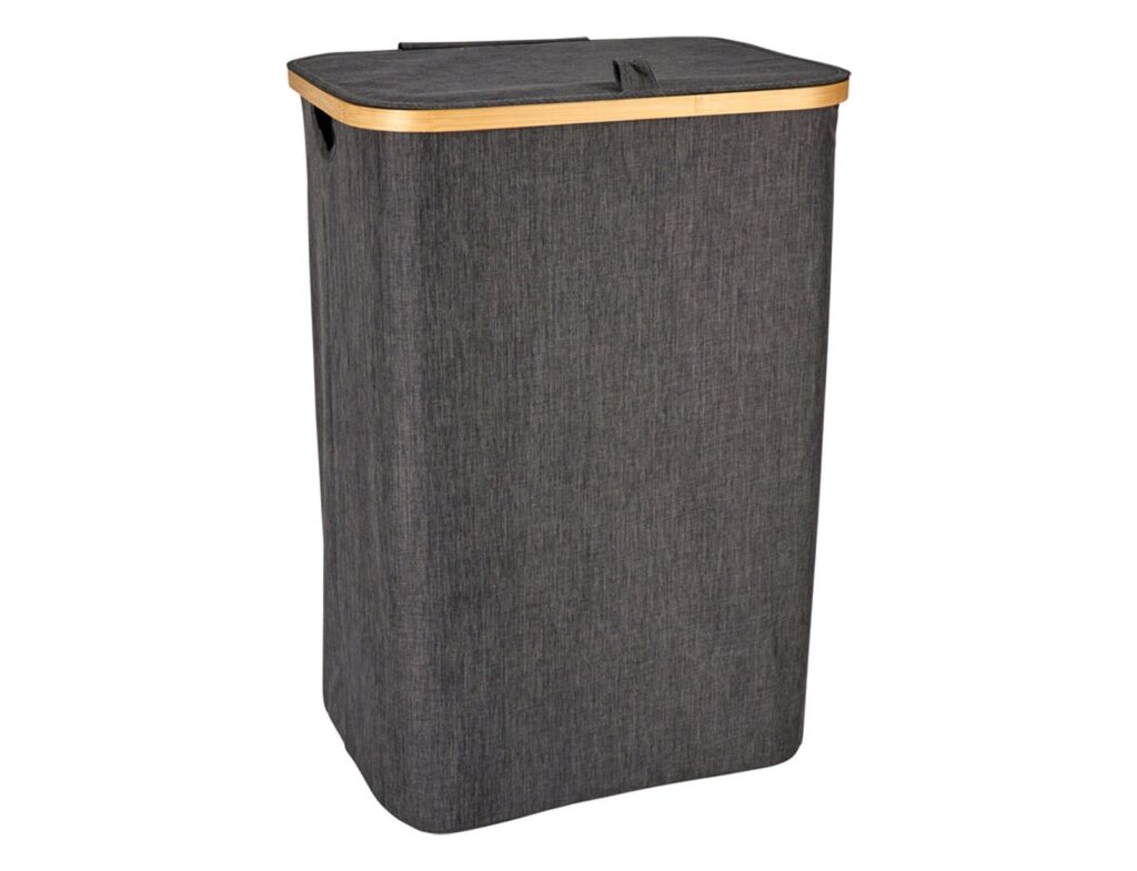 Καλάθια Για Άπλυτα Laundry Basket With Bamboo Rim