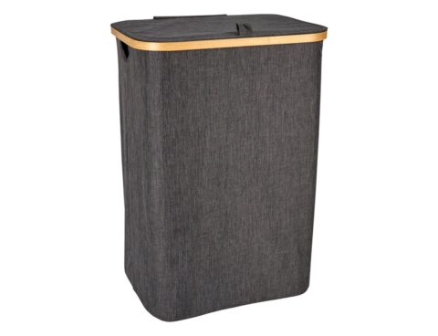 Καλάθια Για Άπλυτα Laundry Basket With Bamboo Rim