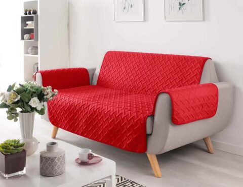 Καλυμμα Για Καναπέ - 279X179Cm - Κόκκινο