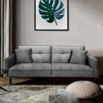 Καναπέδες & Σαλόνια Convertible Sofa Grey
