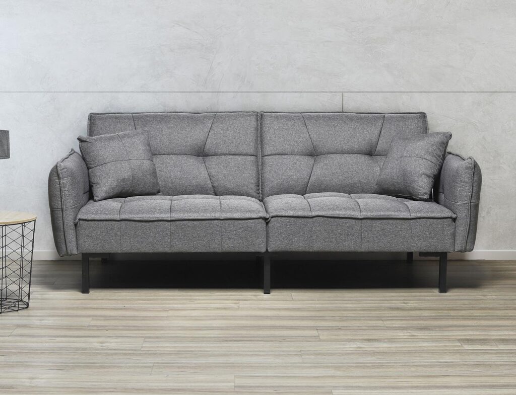 Καναπέδες & Σαλόνια Convertible Sofa Grey