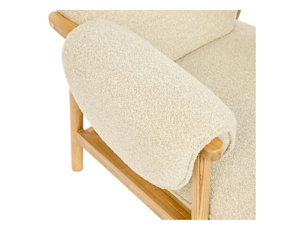 Καρέκλες & Πολυθρόνες Atmosphera Ikaris Clay Boucl Armchair
