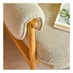 Καρέκλες & Πολυθρόνες Atmosphera Ikaris Clay Boucl Armchair