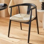 Καρέκλες & Πολυθρόνες Atmosphera Yamato Blk Wood Din Armchair