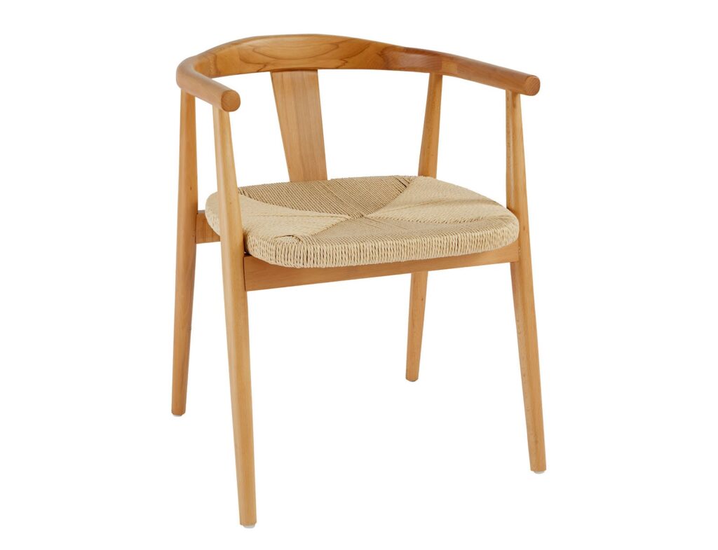 Καρέκλες & Πολυθρόνες Atmosphera Yamato Nat Wood Din Armchair