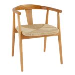 Καρέκλες & Πολυθρόνες Atmosphera Yamato Nat Wood Din Armchair