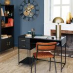 Καρέκλες & Πολυθρόνες Dario Cgnac/Blck Leather Chair Atmosphera 157284A