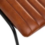 Καρέκλες & Πολυθρόνες Dario Cgnac/Blck Leather Chair Atmosphera 157284A