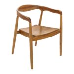 Καρέκλες & Πολυθρόνες Miyako Nat Teak Din Armchair Atmosphera 184938